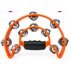 Alice ATB002 Orange Tamburin med 20 bj�lder